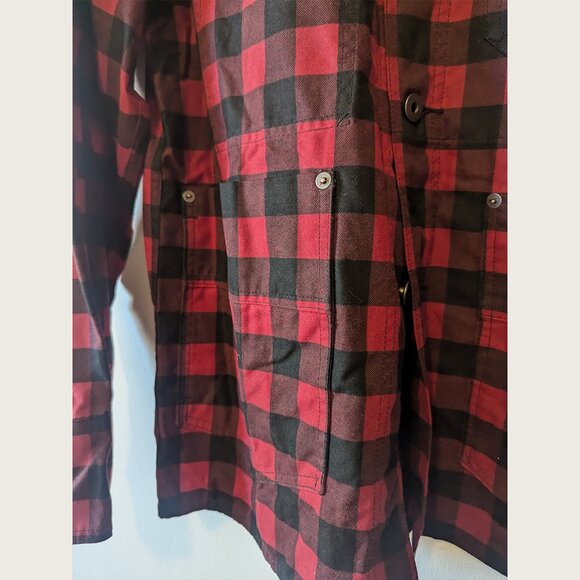 FREEMANS SPORTING CLUB - Waxed cotton checked jacket - Sz M - Picture 3 of 8